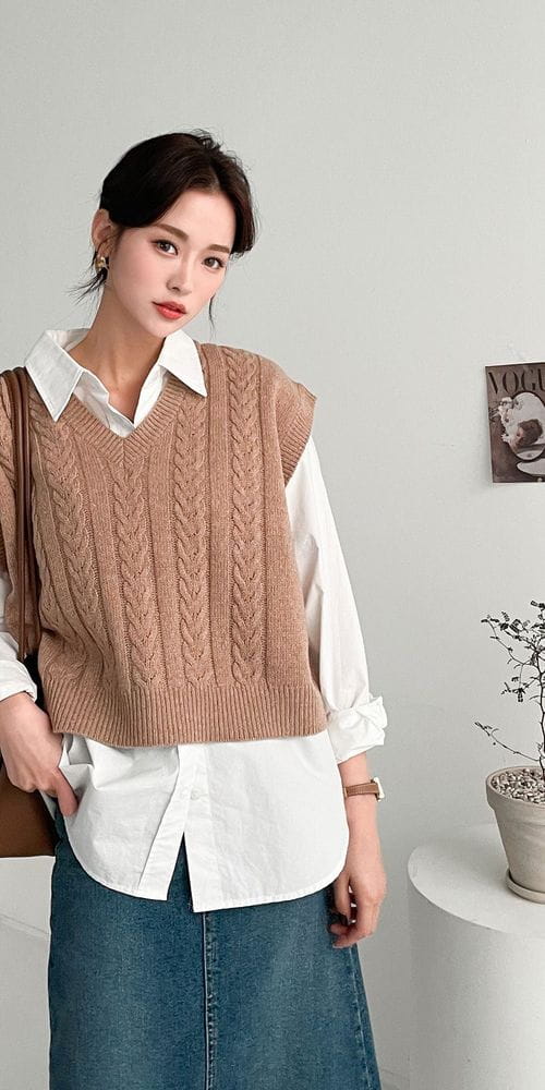 COLORANDCHOICE - Korean Children Fashion - #Kfashion4kids - Lamp Twist Vest - 7