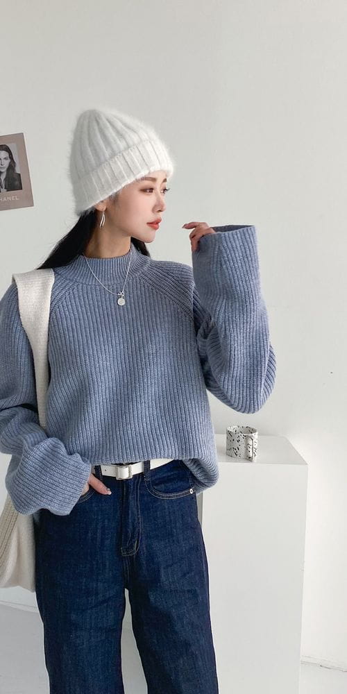 COLORANDCHOICE - Korean Children Fashion - #Kfashion4kids - Lamp Hazzi Half Turtleneck - 3