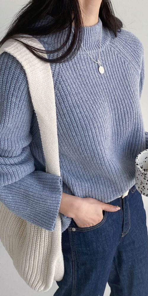 COLORANDCHOICE - Korean Children Fashion - #Kfashion4kids - Lamp Hazzi Half Turtleneck - 8