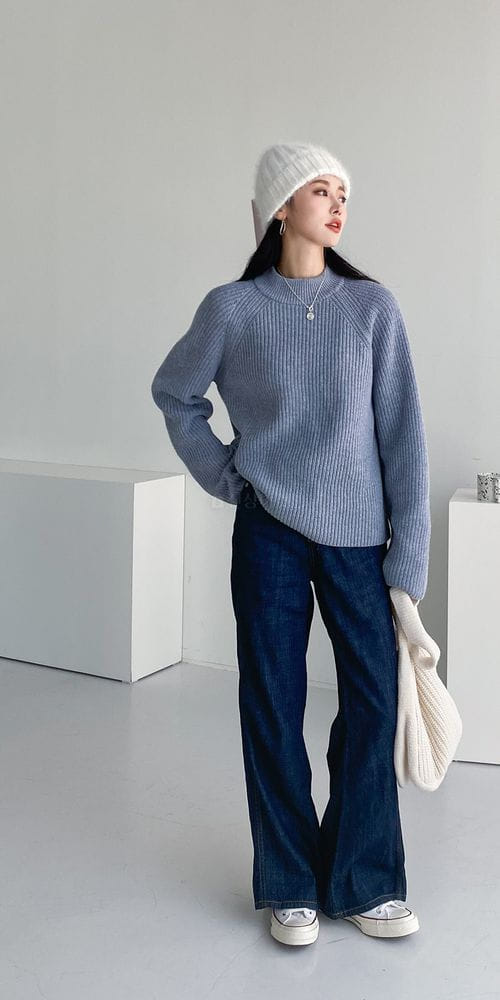 COLORANDCHOICE - Korean Children Fashion - #Kfashion4kids - Lamp Hazzi Half Turtleneck - 9
