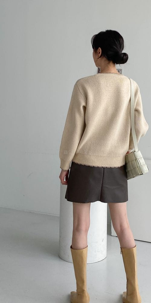 COLORANDCHOICE - Korean Children Fashion - #Kfashion4kids - Cash Color Knit Top - 10