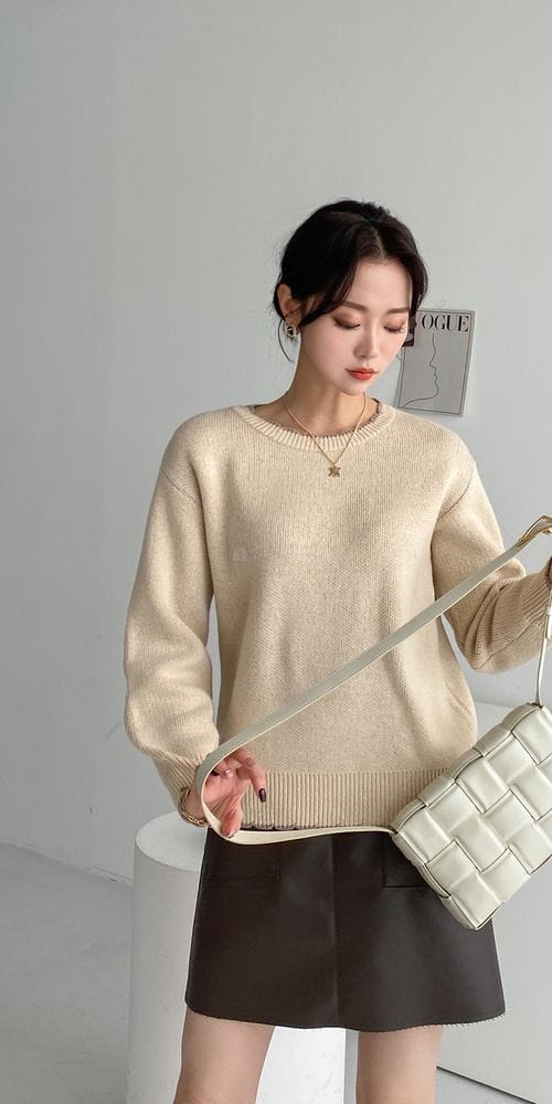 COLORANDCHOICE - Korean Children Fashion - #Kfashion4kids - Cash Color Knit Top - 12