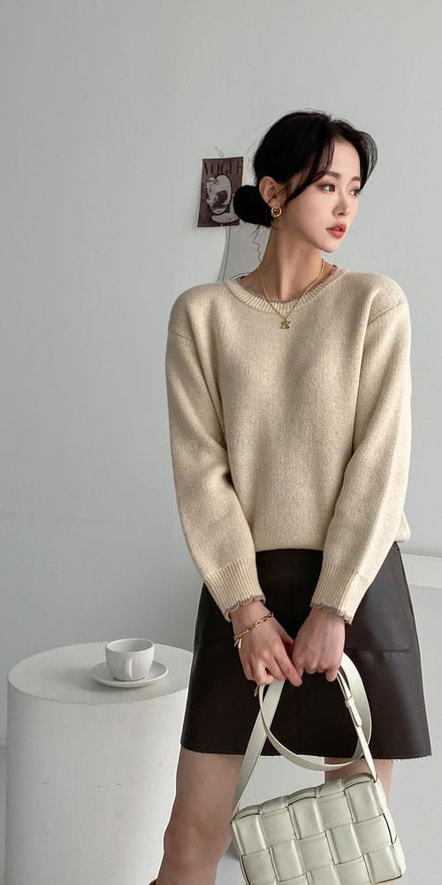 COLORANDCHOICE - Korean Children Fashion - #Kfashion4kids - Cash Color Knit Top - 4