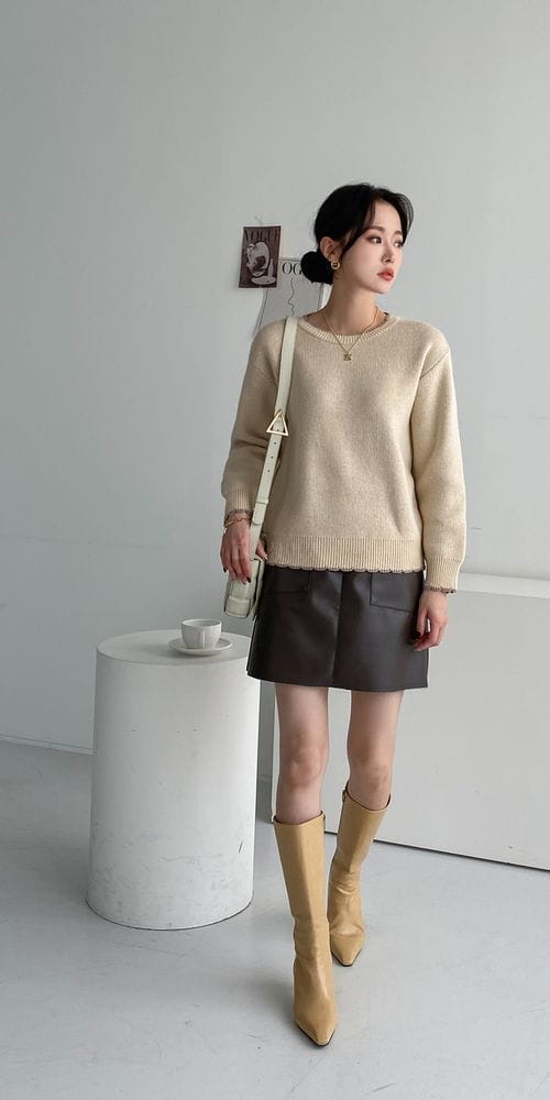 COLORANDCHOICE - Korean Children Fashion - #Kfashion4kids - Cash Color Knit Top - 7