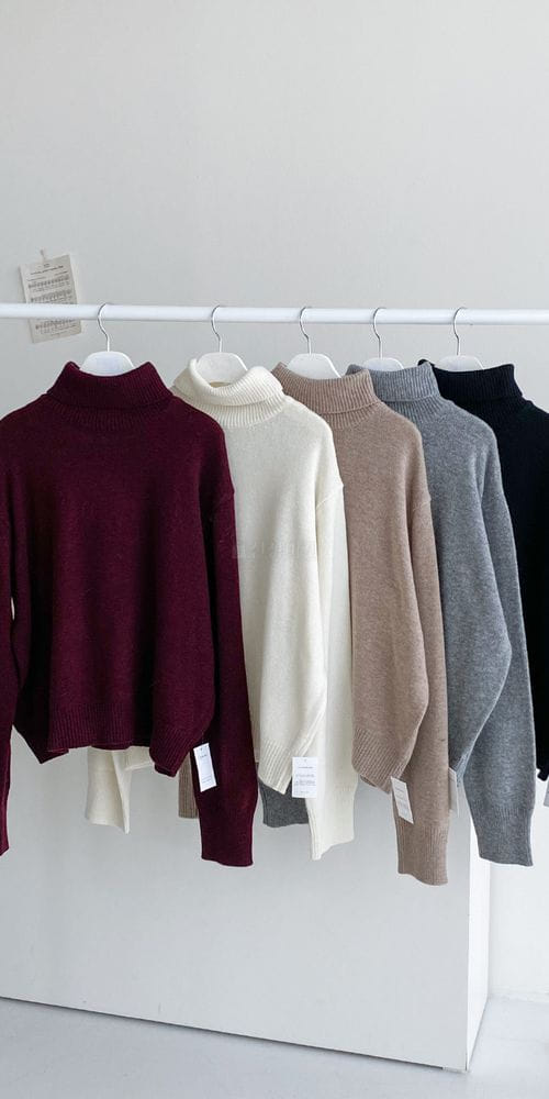 COLORANDCHOICE - Korean Children Fashion - #Kfashion4kids - Cash Turtleneck Tee