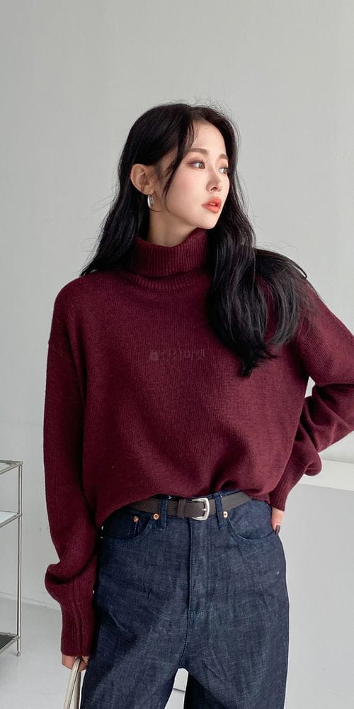 COLORANDCHOICE - Korean Children Fashion - #Kfashion4kids - Cash Turtleneck Tee - 2