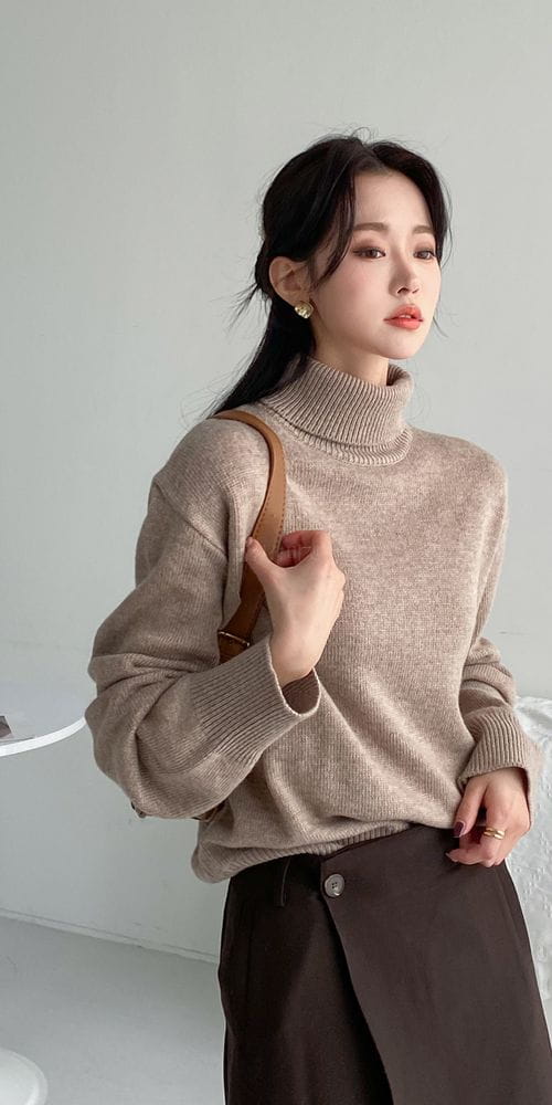 COLORANDCHOICE - Korean Children Fashion - #Kfashion4kids - Cash Turtleneck Tee - 4