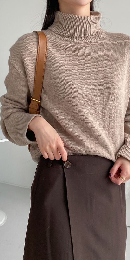 COLORANDCHOICE - Korean Children Fashion - #Kfashion4kids - Cash Turtleneck Tee - 5