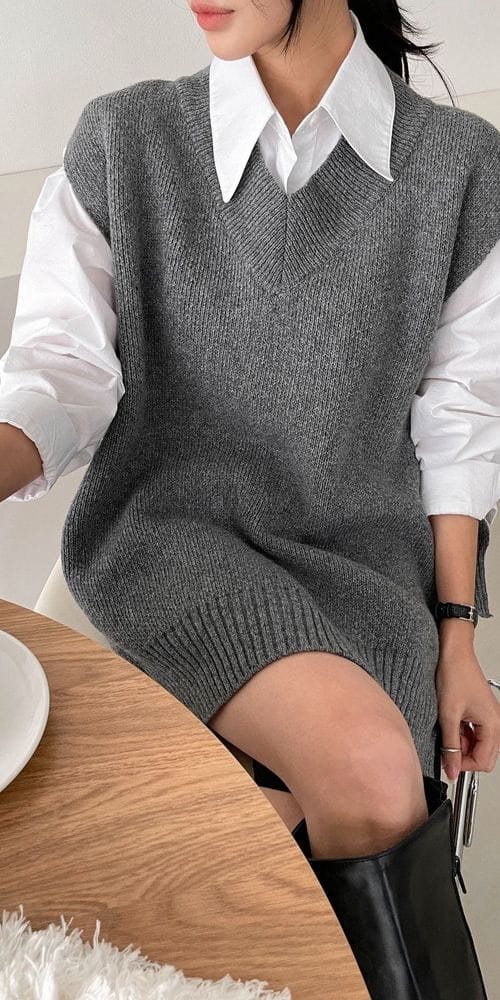 COLORANDCHOICE - Korean Children Fashion - #Kfashion4kids - Jane Slit Vest