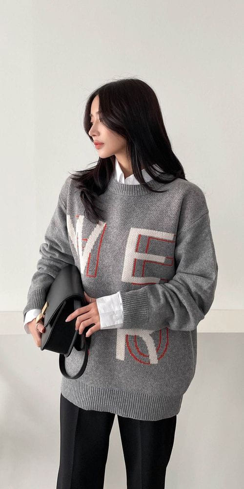 COLORANDCHOICE - Korean Children Fashion - #Kfashion4kids - WEAR Rounf Knit Tee - 3