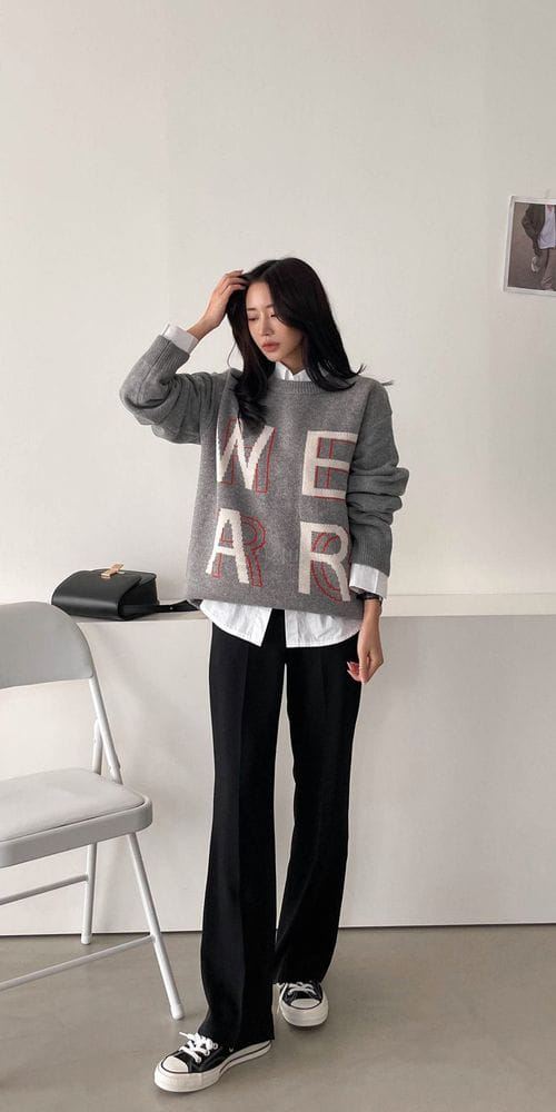 COLORANDCHOICE - Korean Children Fashion - #Kfashion4kids - WEAR Rounf Knit Tee - 5