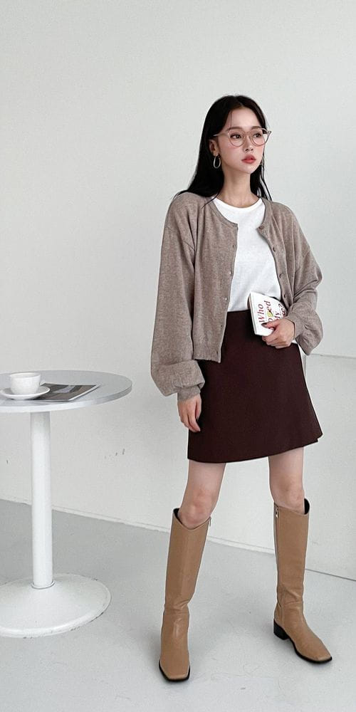 COLORANDCHOICE - Korean Children Fashion - #Kfashion4kids - Puff Ganjio Cardigan - 7