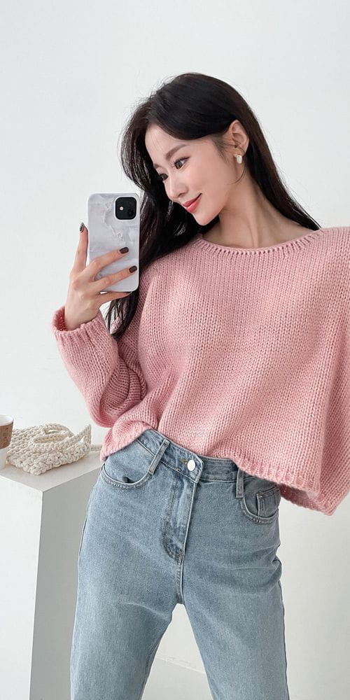 COLORANDCHOICE - Korean Children Fashion - #Kfashion4kids - Paparus Boat Neck Knit Tee - 7