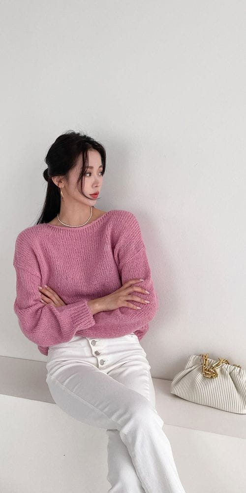 COLORANDCHOICE - Korean Children Fashion - #Kfashion4kids - Blending Alpaca Knit Tee - 8