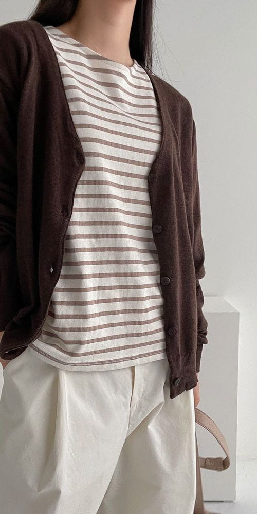 COLORANDCHOICE - Korean Children Fashion - #Kfashion4kids - Cash Fit Cardigan