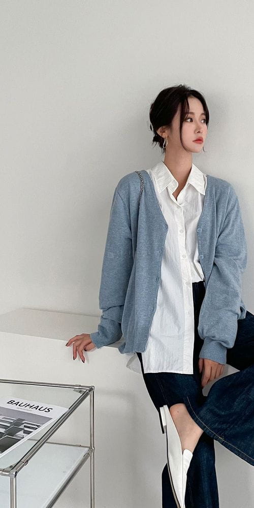 COLORANDCHOICE - Korean Children Fashion - #Kfashion4kids - Cash Fit Cardigan - 2