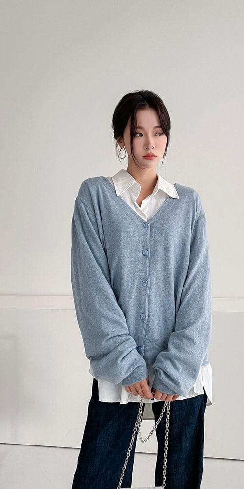 COLORANDCHOICE - Korean Children Fashion - #Kfashion4kids - Cash Fit Cardigan - 5