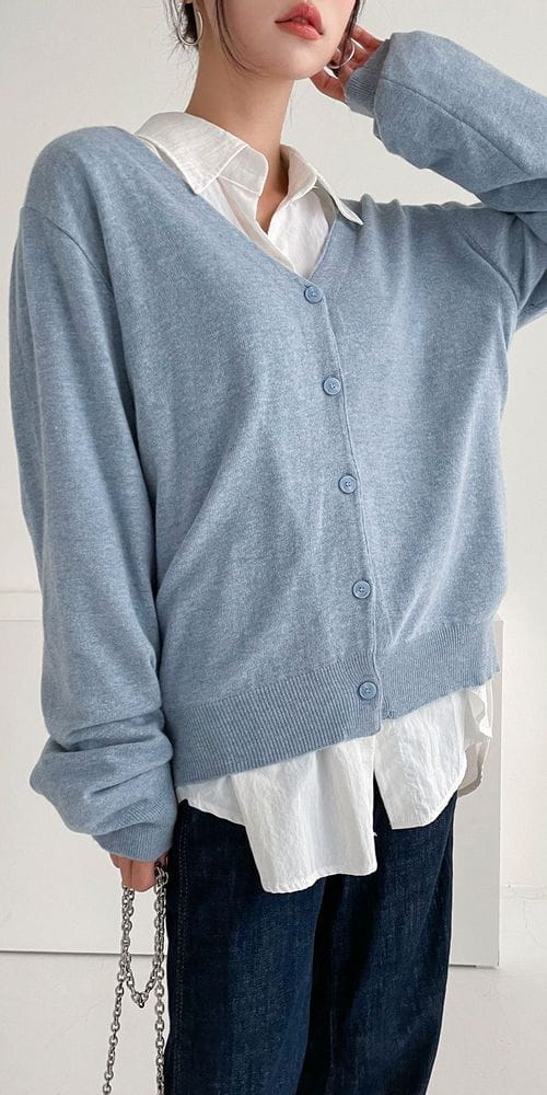 COLORANDCHOICE - Korean Children Fashion - #Kfashion4kids - Cash Fit Cardigan - 6