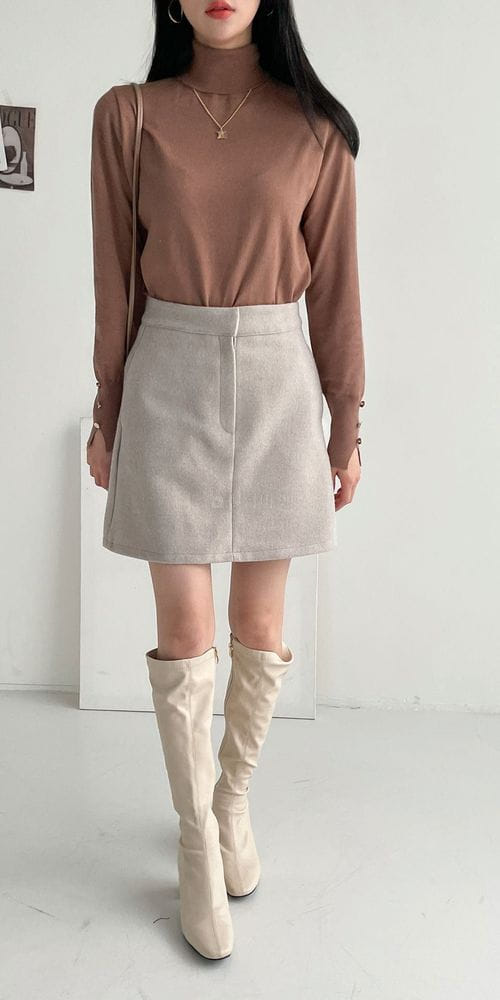 COLORANDCHOICE - Korean Children Fashion - #Kfashion4kids - Floor Turtleneck Tee - 4