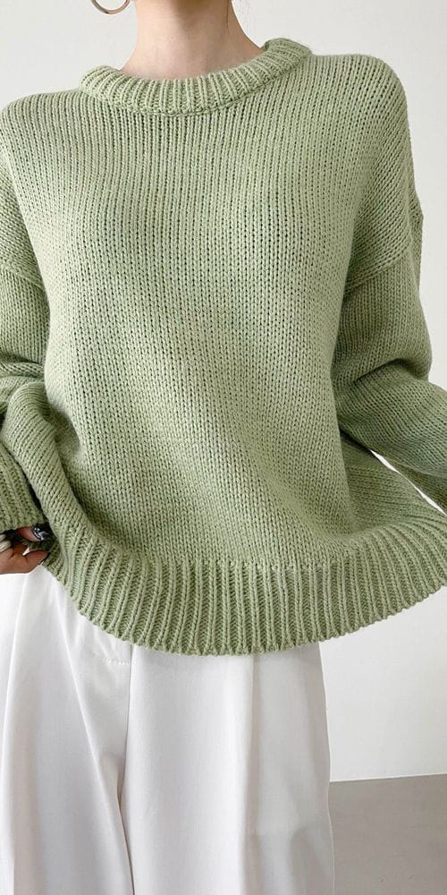 COLORANDCHOICE - Korean Children Fashion - #Kfashion4kids - Alpaca Round Knit Tee - 2