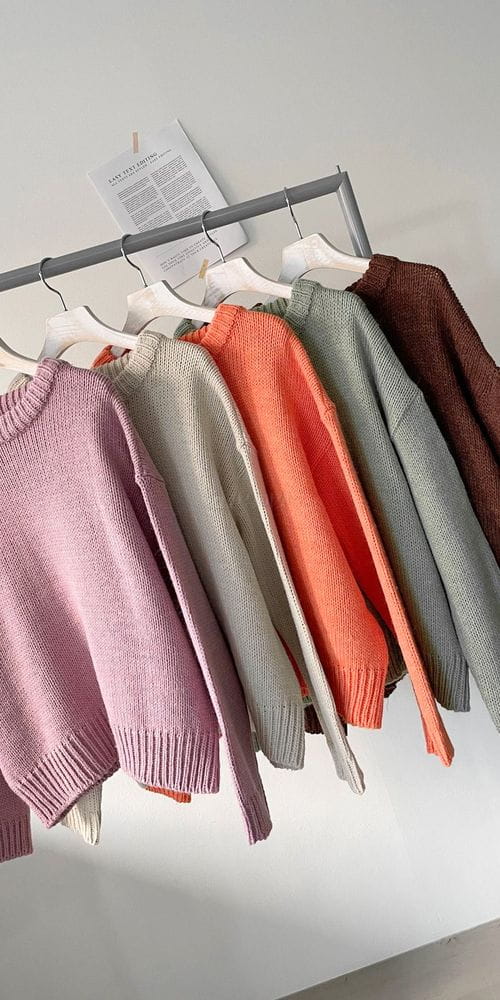 COLORANDCHOICE - Korean Children Fashion - #Kfashion4kids - Alpaca Round Knit Tee - 4