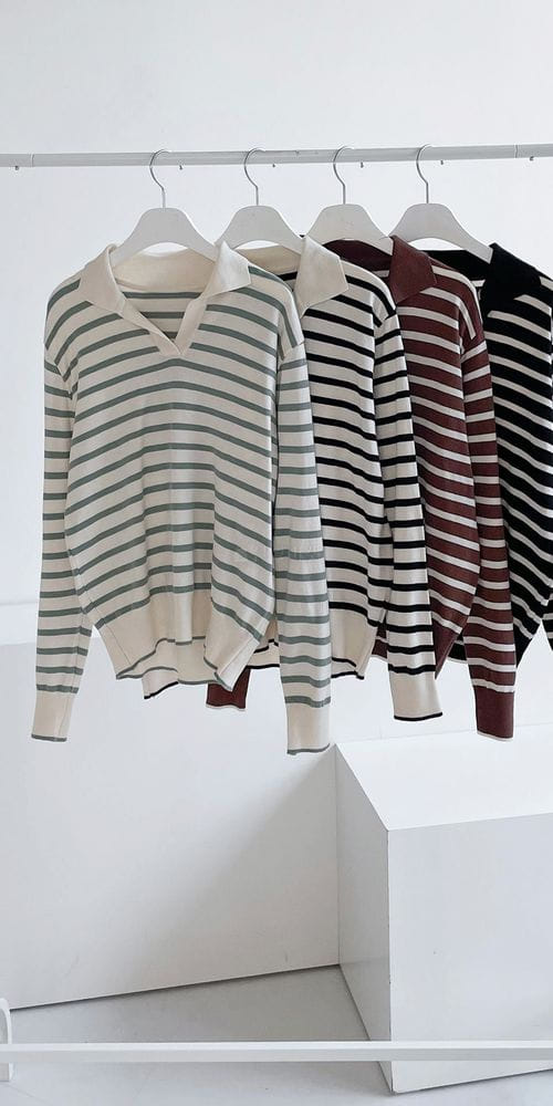COLORANDCHOICE - Korean Children Fashion - #Kfashion4kids - Rissom Stripes Tee - 4