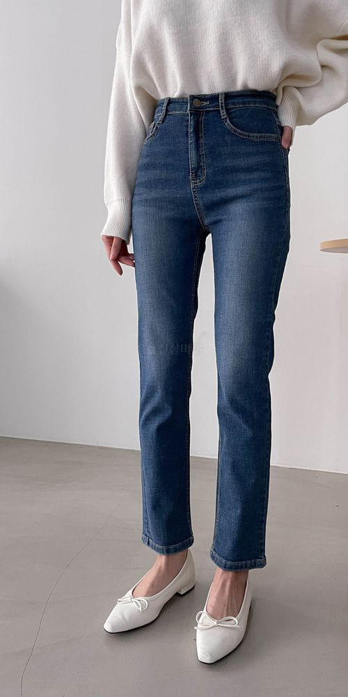 COLORANDCHOICE - Korean Children Fashion - #Kfashion4kids - Casual Span Jeans - 7