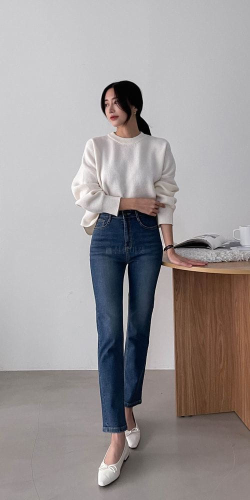 COLORANDCHOICE - Korean Children Fashion - #Kfashion4kids - Casual Span Jeans - 8