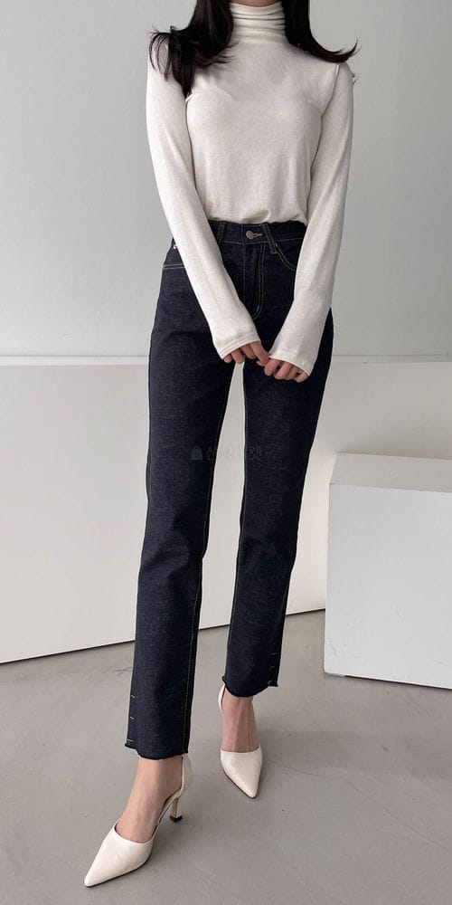 COLORANDCHOICE - Korean Children Fashion - #Kfashion4kids - Non Pade Cutting Jeans - 2