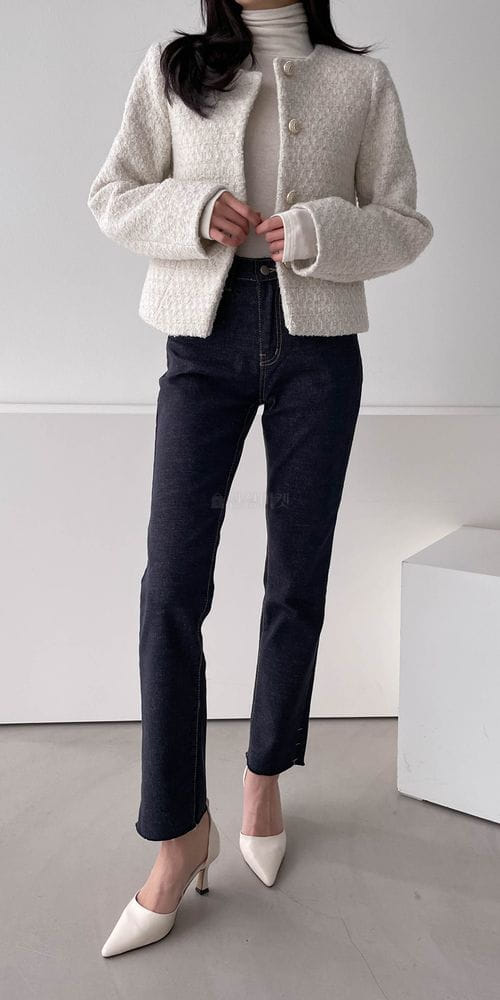 COLORANDCHOICE - Korean Children Fashion - #Kfashion4kids - Non Pade Cutting Jeans - 4