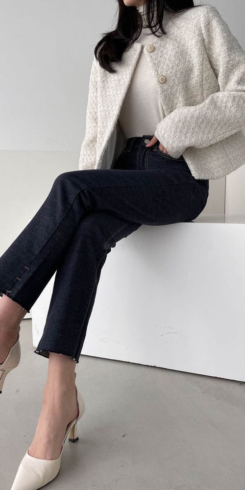COLORANDCHOICE - Korean Children Fashion - #Kfashion4kids - Non Pade Cutting Jeans - 5