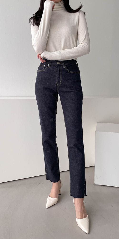 COLORANDCHOICE - Korean Children Fashion - #Kfashion4kids - Non Pade Cutting Jeans - 7