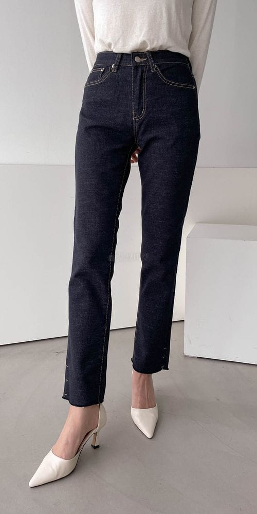COLORANDCHOICE - Korean Children Fashion - #Kfashion4kids - Non Pade Cutting Jeans - 8