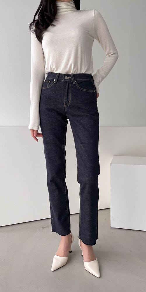 COLORANDCHOICE - Korean Children Fashion - #Kfashion4kids - Non Pade Cutting Jeans - 9