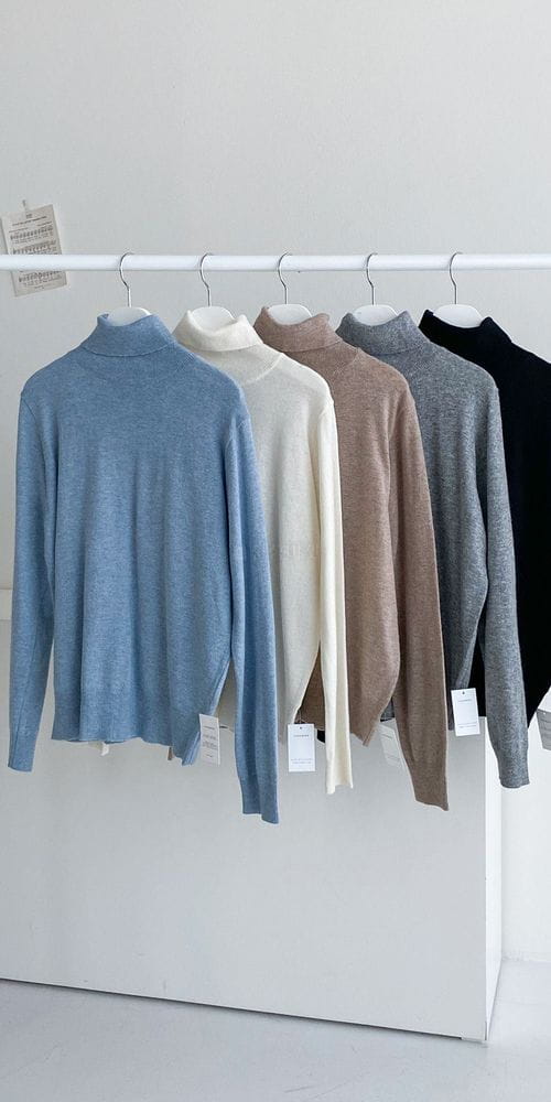 COLORANDCHOICE - Korean Children Fashion - #Kfashion4kids - Main Cash Turtleneck - 4