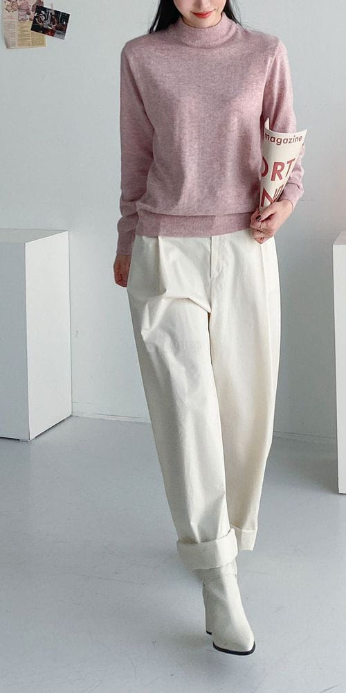 COLORANDCHOICE - Korean Children Fashion - #Kfashion4kids - Main Cash Turtleneck - 5