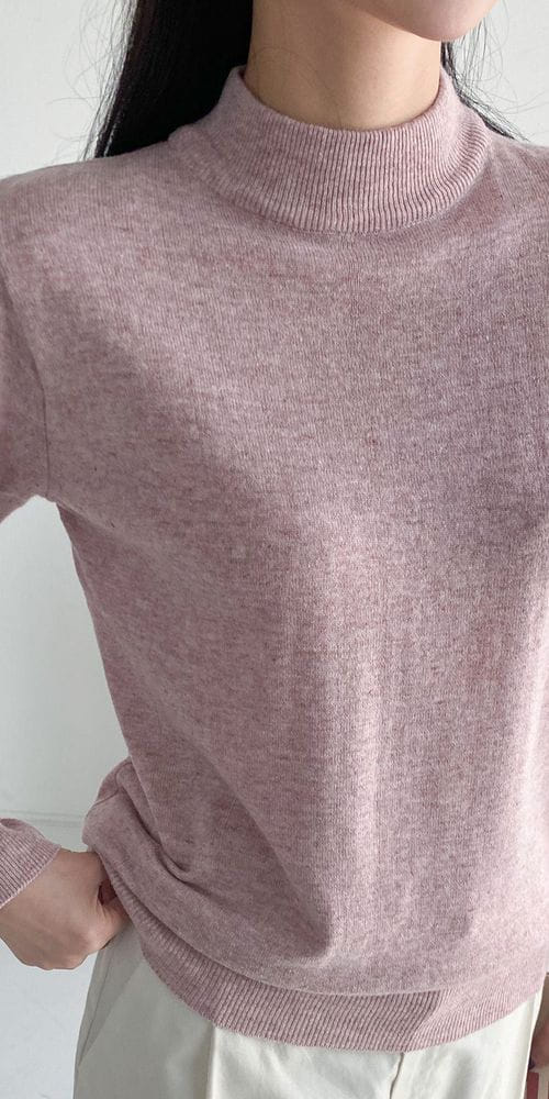 COLORANDCHOICE - Korean Children Fashion - #Kfashion4kids - Main Cash Turtleneck - 6