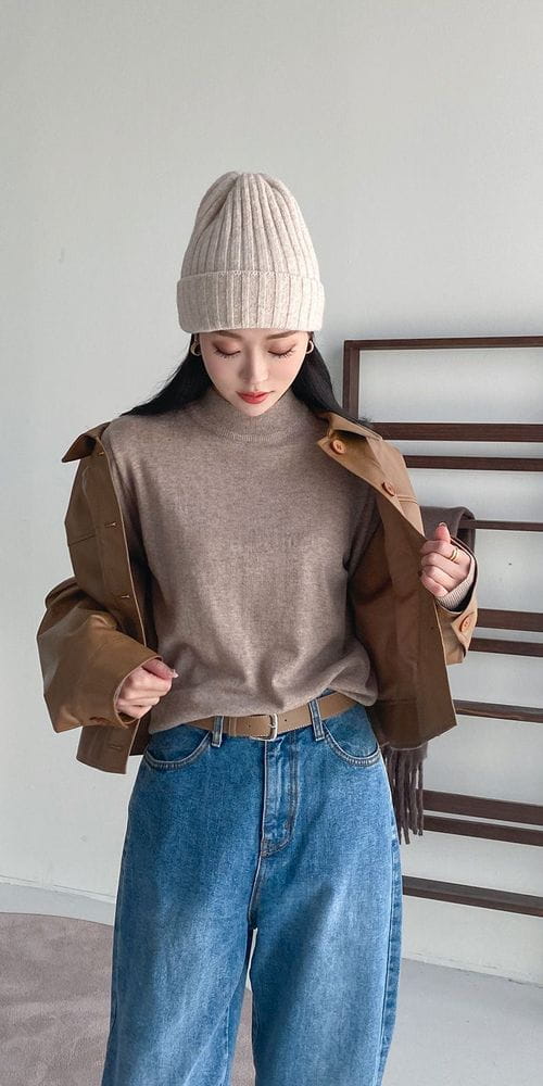 COLORANDCHOICE - Korean Children Fashion - #Kfashion4kids - Main Cash Turtleneck - 7