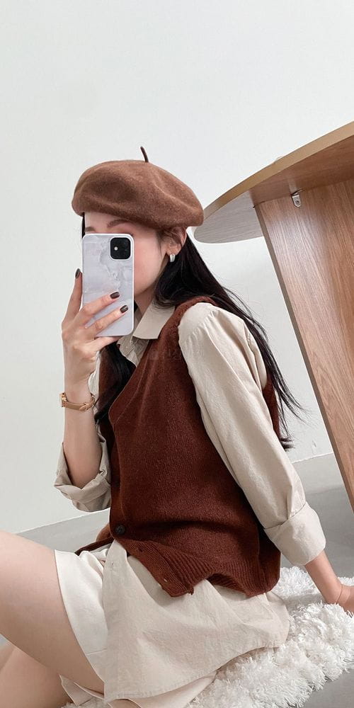 COLORANDCHOICE - Korean Children Fashion - #Kfashion4kids - Basic Button Vest