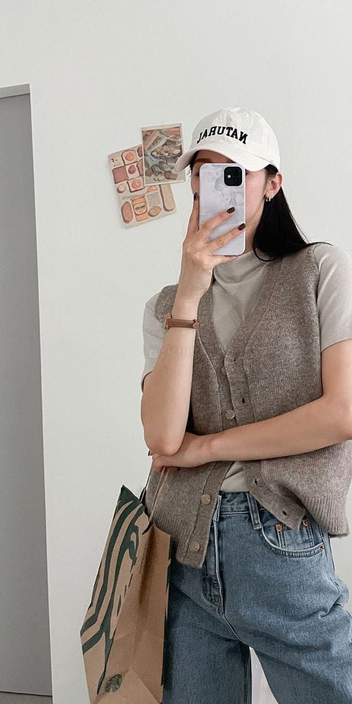 COLORANDCHOICE - Korean Children Fashion - #Kfashion4kids - Basic Button Vest - 2