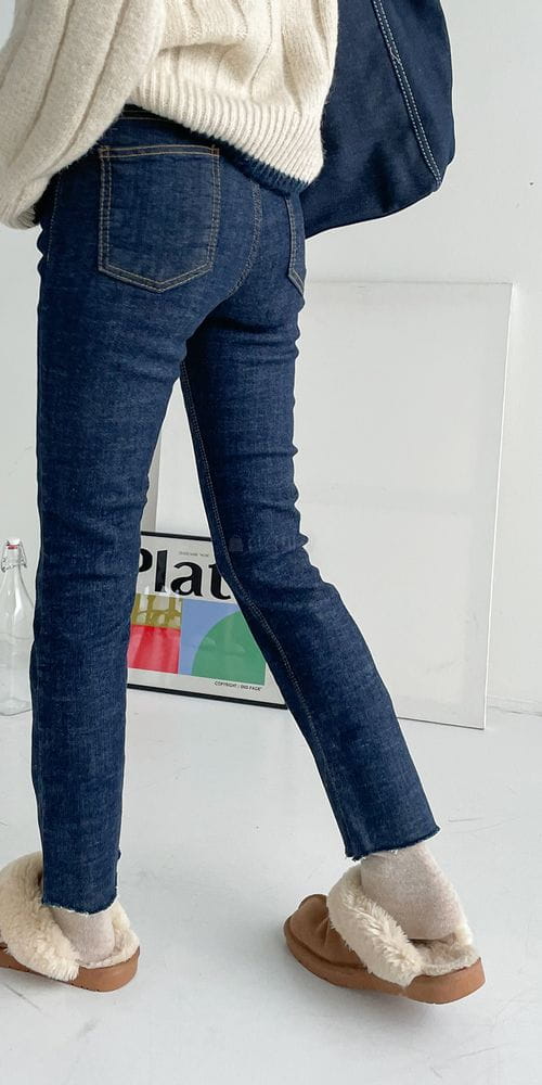 COLORANDCHOICE - Korean Children Fashion - #Kfashion4kids - Straight Bending Jeans - 7