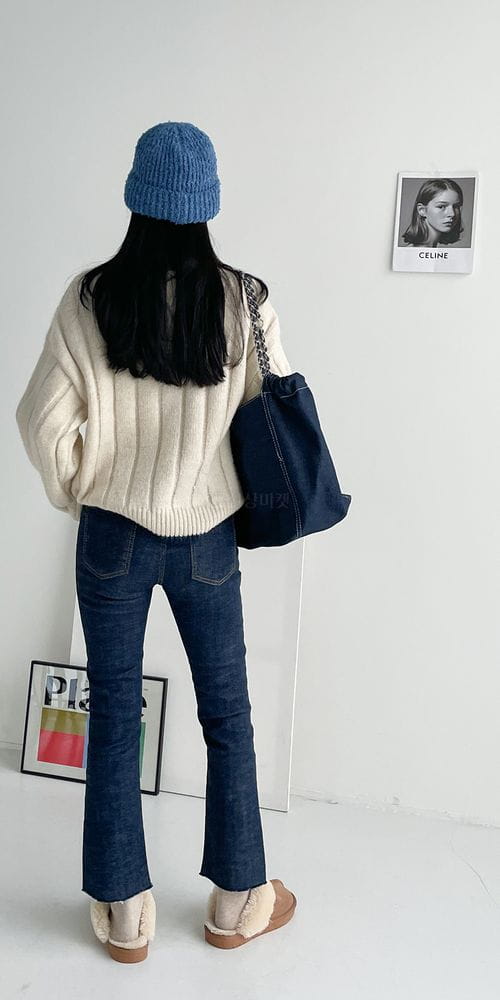 COLORANDCHOICE - Korean Children Fashion - #Kfashion4kids - Straight Bending Jeans - 8