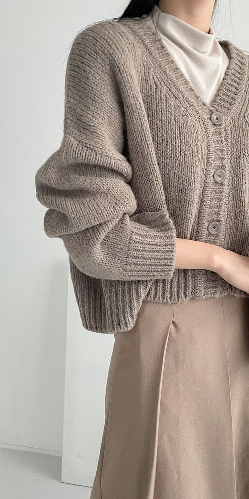 COLORANDCHOICE - Korean Children Fashion - #Kfashion4kids - Alpaca Happy Cardigan - 4