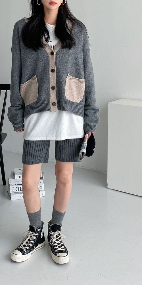 COLORANDCHOICE - Korean Children Fashion - #Kfashion4kids - Color Pocket Cardigan