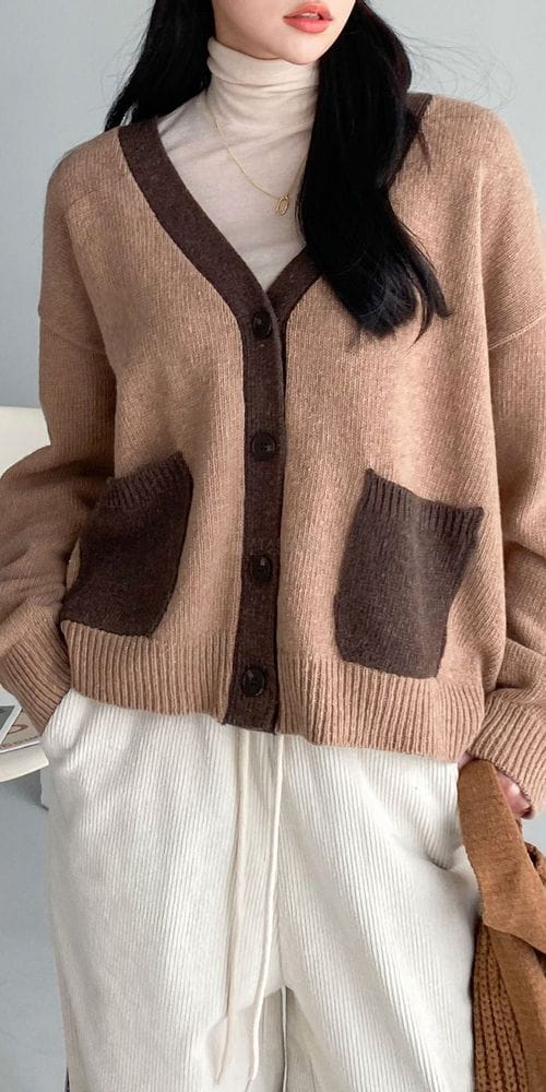 COLORANDCHOICE - Korean Children Fashion - #Kfashion4kids - Color Pocket Cardigan - 3