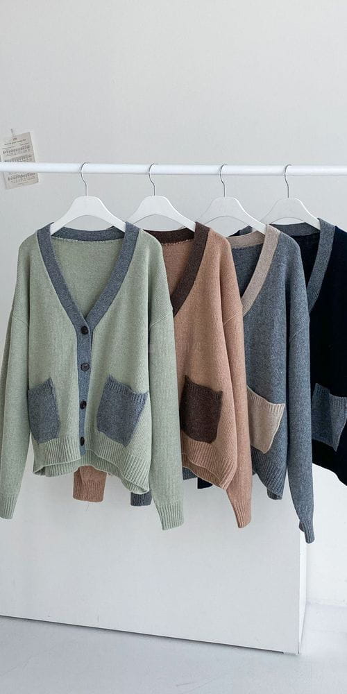 COLORANDCHOICE - Korean Children Fashion - #Kfashion4kids - Color Pocket Cardigan - 4