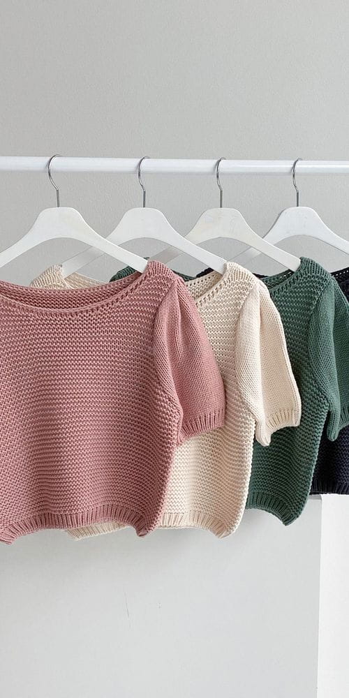 COLORANDCHOICE - Korean Children Fashion - #Kfashion4kids - Minja Puff Knit Tee - 4