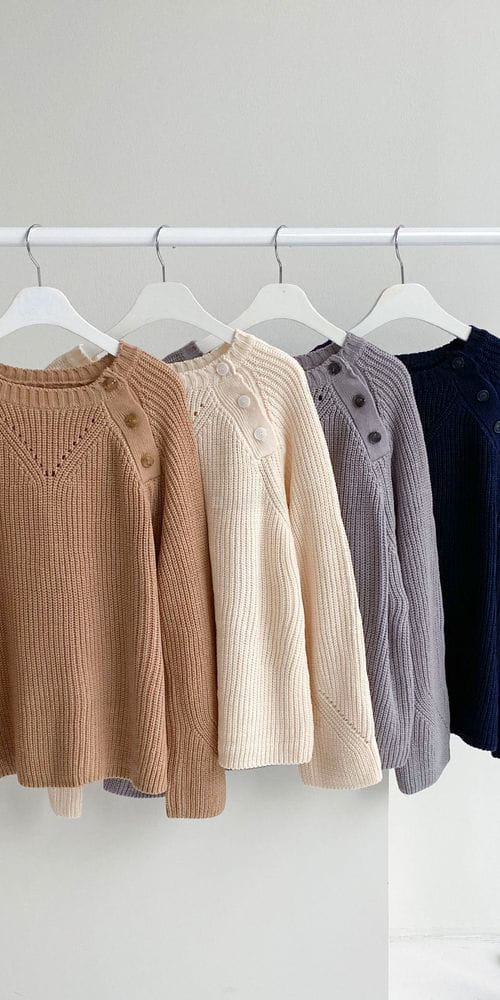 COLORANDCHOICE - Korean Children Fashion - #Kfashion4kids - Hazzi Raglan Button Knit Tee - 4
