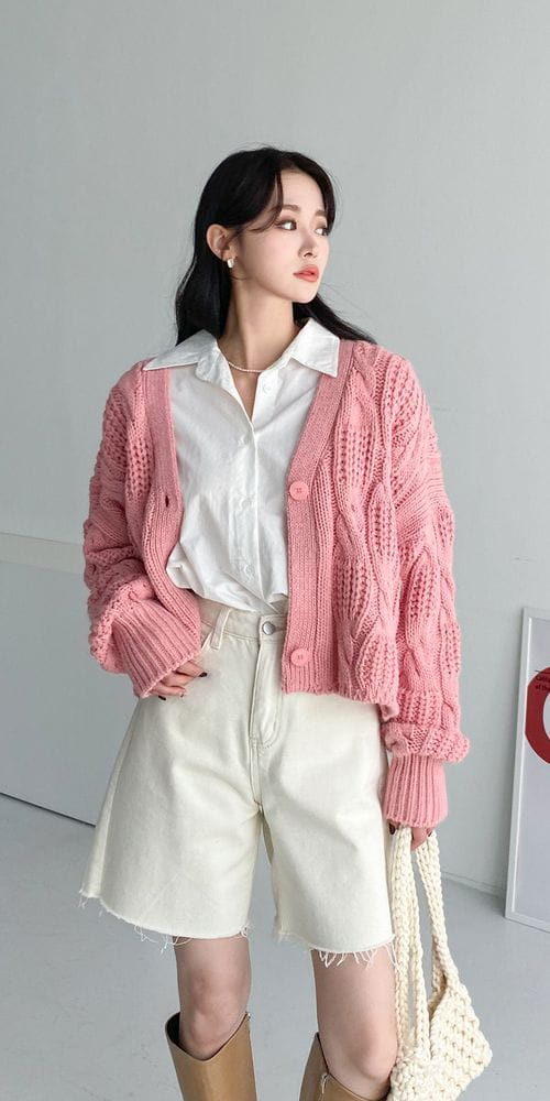 COLORANDCHOICE - Korean Children Fashion - #Kfashion4kids - Labom Twist Cardigan - 2