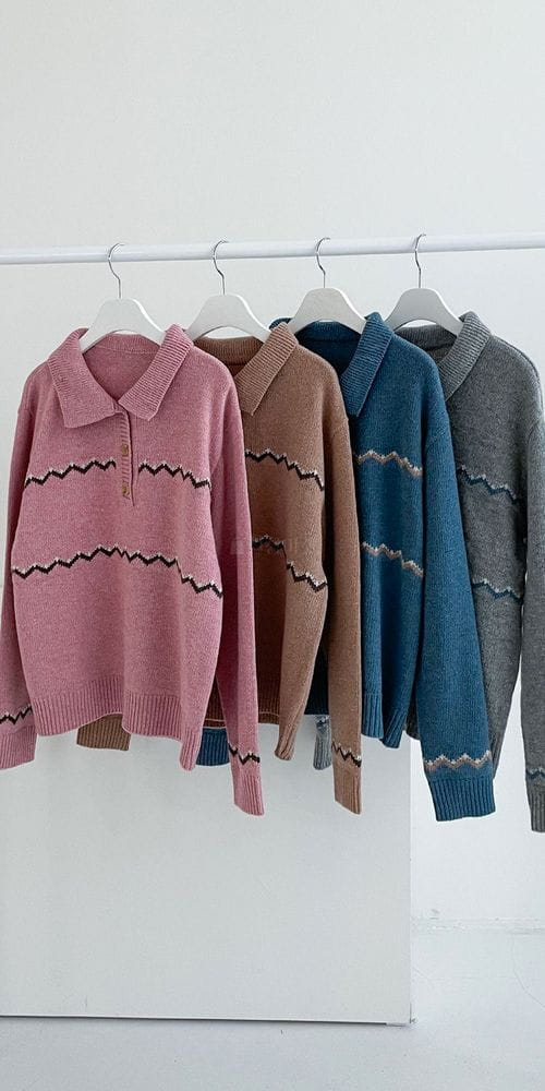COLORANDCHOICE - Korean Children Fashion - #Kfashion4kids - Eri Jacquard Knit Top - 4